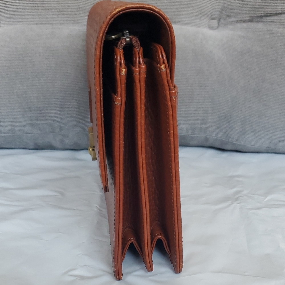 Burberry of London Brown Leather Clutch Bag - Picture 10 of 15